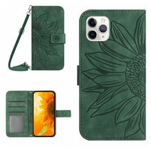 Load image into Gallery viewer, Skin Feel Sun Flower Pattern Flip Leather Phone Case, For iPhone 11, For iPhone 11 Pro, For iPhone 11 Pro Max, For iPhone 12 mini