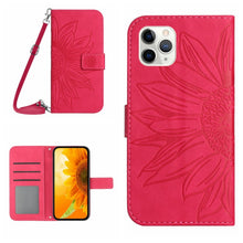 Load image into Gallery viewer, Skin Feel Sun Flower Pattern Flip Leather Phone Case, For iPhone 11, For iPhone 11 Pro, For iPhone 11 Pro Max, For iPhone 12 mini