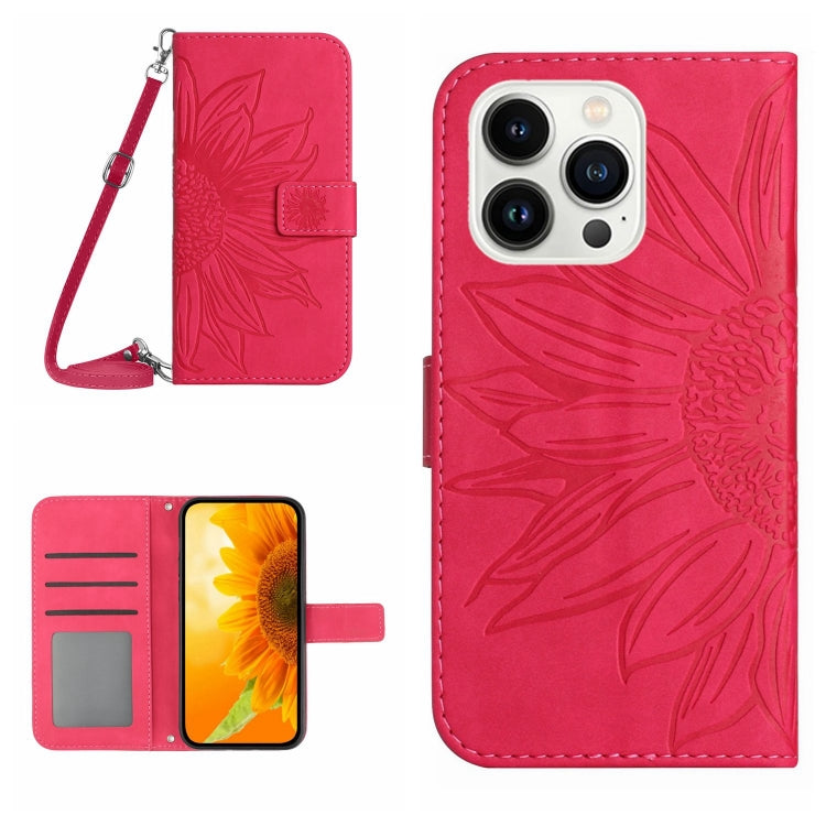 Skin Feel Sun Flower Pattern Flip Leather Phone Case, For iPhone 14 Pro, For iPhone 14 Pro Max, For iPhone X / XS, For iPhone XR