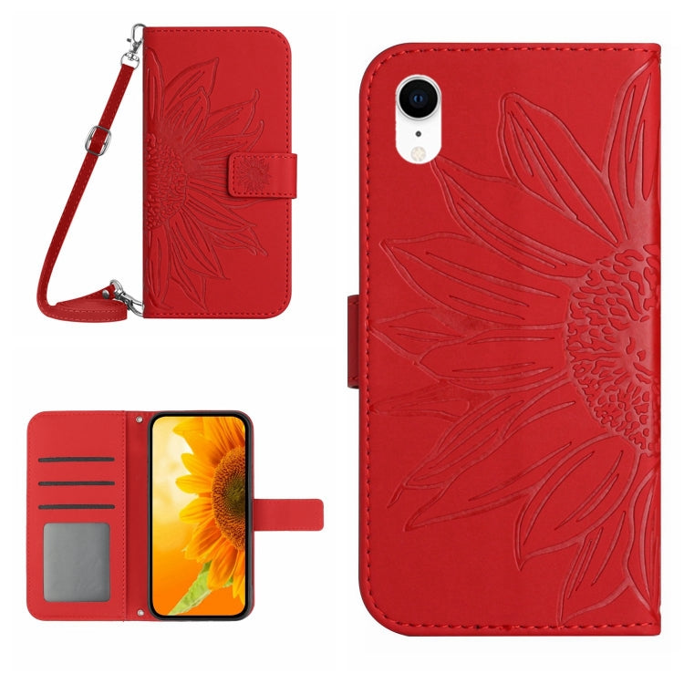 Skin Feel Sun Flower Pattern Flip Leather Phone Case, For iPhone 14 Pro, For iPhone 14 Pro Max, For iPhone X / XS, For iPhone XR