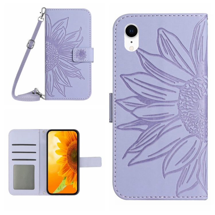 Skin Feel Sun Flower Pattern Flip Leather Phone Case, For iPhone 14 Pro, For iPhone 14 Pro Max, For iPhone X / XS, For iPhone XR