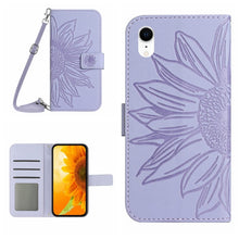Load image into Gallery viewer, Skin Feel Sun Flower Pattern Flip Leather Phone Case, For iPhone 14 Pro, For iPhone 14 Pro Max, For iPhone X / XS, For iPhone XR