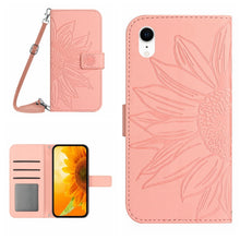 Load image into Gallery viewer, Skin Feel Sun Flower Pattern Flip Leather Phone Case, For iPhone 14 Pro, For iPhone 14 Pro Max, For iPhone X / XS, For iPhone XR