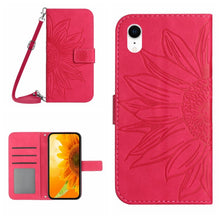 Load image into Gallery viewer, Skin Feel Sun Flower Pattern Flip Leather Phone Case, For iPhone 14 Pro, For iPhone 14 Pro Max, For iPhone X / XS, For iPhone XR