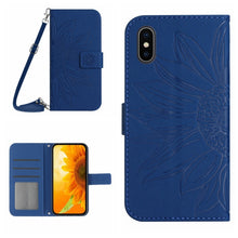 Load image into Gallery viewer, Skin Feel Sun Flower Pattern Flip Leather Phone Case, For iPhone XS Max