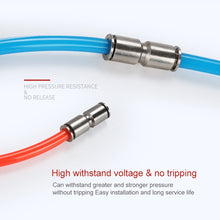 Load image into Gallery viewer, LAIZE Nickel Plated Copper Straight Pneumatic Quick Fitting Connector, PU-4, PU-6, PU-8, PU-10, PU-12, PU-14, PU-16