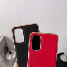 Load image into Gallery viewer, Nano Electroplating Cross Texture Genuine Leather Phone Case, For Samsung Galaxy A23 5G / 4G, For Samsung Galaxy A33 5G, For Samsung Galaxy A53 5G, For Samsung Galaxy A73 5G