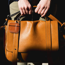 Load image into Gallery viewer, Anti-fall Crazy Horse Texture PU Leather Protective Case with Carabiner, For AirPods Pro, For AirPods 1 &amp; 2