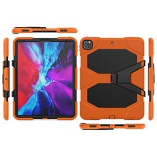 Load image into Gallery viewer, For iPad Pro 12.9 inch (2020) Shockproof Colorful Silicon + PC Protective Case with Holder &amp; Shoulder Strap &amp; Hand Strap &amp; Pen Slot, For iPad Pro 12.9 inch (2020)