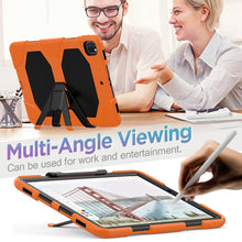 Load image into Gallery viewer, For iPad Pro 12.9 inch (2020) Shockproof Colorful Silicon + PC Protective Case with Holder &amp; Shoulder Strap &amp; Hand Strap &amp; Pen Slot, For iPad Pro 12.9 inch (2020)