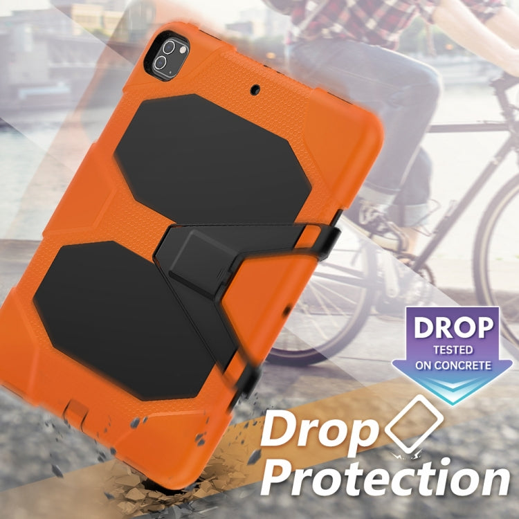 For iPad Pro 12.9 inch (2020) Shockproof Colorful Silicon + PC Protective Case with Holder & Shoulder Strap & Hand Strap & Pen Slot, For iPad Pro 12.9 inch (2020)