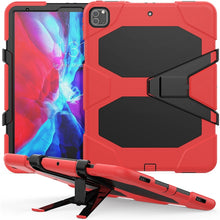 Load image into Gallery viewer, For iPad Pro 12.9 inch (2020) Shockproof Colorful Silicon + PC Protective Case with Holder &amp; Shoulder Strap &amp; Hand Strap &amp; Pen Slot, For iPad Pro 12.9 inch (2020)