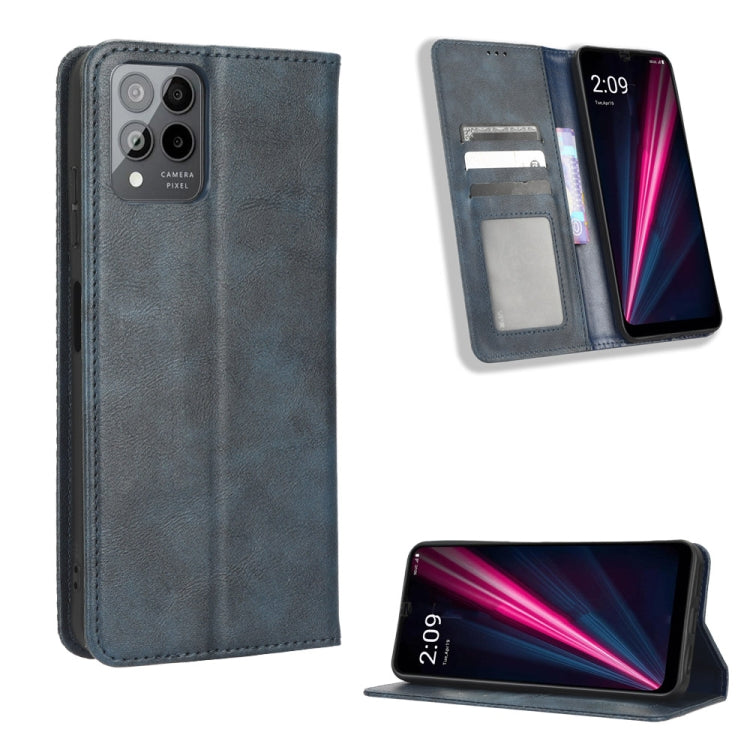 Magnetic Buckle Retro Texture Leather Phone Case, For Realme C33 4G, For T-Mobile Revvl 6 5G, For T-Mobile REVVL 6 Pro 5G, For vivo V25 5G /  X80 Lite, For vivo V25 Pro / S15 Pro, For vivo Y35 4G / Y22s 4G / Y22 4G 2022, For Wiko Power U20 / U10       ...