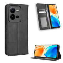 Load image into Gallery viewer, Magnetic Buckle Retro Texture Leather Phone Case, For Realme C33 4G, For T-Mobile Revvl 6 5G, For T-Mobile REVVL 6 Pro 5G, For vivo V25 5G /  X80 Lite, For vivo V25 Pro / S15 Pro, For vivo Y35 4G / Y22s 4G / Y22 4G 2022, For Wiko Power U20 / U10       ...