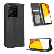 Load image into Gallery viewer, Magnetic Buckle Retro Texture Leather Phone Case, For Realme C33 4G, For T-Mobile Revvl 6 5G, For T-Mobile REVVL 6 Pro 5G, For vivo V25 5G /  X80 Lite, For vivo V25 Pro / S15 Pro, For vivo Y35 4G / Y22s 4G / Y22 4G 2022, For Wiko Power U20 / U10       ...