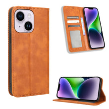 Load image into Gallery viewer, Magnetic Buckle Retro Texture Leather Phone Case, For Sony Xperia 5 IV, For Sharp Aquos Sense7 Plus, For iPhone 14 Plus, For Sharp Aquos Sense7, For Xiaomi 12T / Redmi K50 Ultra, For iPhone 14 Pro Max, For iPhone 14 Pro, For Xiaomi Poco C40            ...