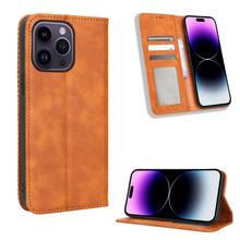 Load image into Gallery viewer, Magnetic Buckle Retro Texture Leather Phone Case, For Sony Xperia 5 IV, For Sharp Aquos Sense7 Plus, For Sharp Aquos Sense7, For iPhone 14 Plus, For iPhone 14 Pro Max, For Xiaomi 12T / Redmi K50 Ultra, For iPhone 14 Pro, For Xiaomi Poco C40            ...