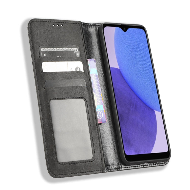 Magnetic Buckle Retro Texture Leather Phone Case, For Samsung Galaxy A23e / A23s / A23 5G JP, For Sony Xperia 5 IV, For Sharp Aquos Sense7 Plus, For Sharp Aquos Sense7, For iPhone 14 Plus, For iPhone 14 Pro Max, For Xiaomi 12T / Redmi K50 Ultra        ...