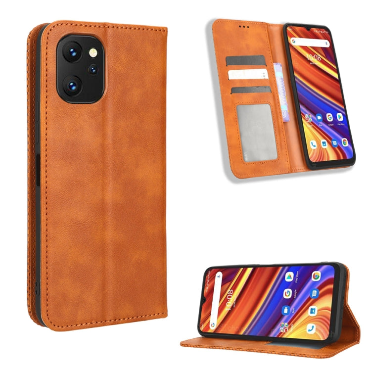 Magnetic Buckle Retro Texture Leather Phone Case, For UMIDIGI C1, For UMIDIGI F3 5G / 4G / F3S / F3 SE, For UMIDIGI Power 7 / Power 7S, For ZTE Blade A52 Lite, For ZTE Blade A72 5G