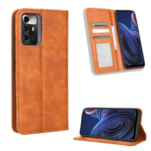 Load image into Gallery viewer, Magnetic Buckle Retro Texture Leather Phone Case, For UMIDIGI F3 5G / 4G / F3S / F3 SE, For UMIDIGI Power 7 / Power 7S, For ZTE Blade A52 Lite, For ZTE Blade A72 5G, For Cubot Pocket