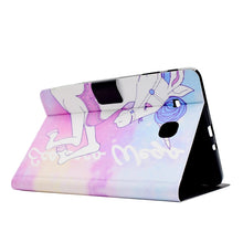 Load image into Gallery viewer, Electric Pressed Left Right Flat Feather Case with Sleep Function Pen Cover &amp; Card Slot &amp; Holder, For Galaxy Tab E T560, For iPad 2 / 3 / 4, For iPad Air, For iPad mini  2 / 3 / 4 / 5, For Huawei T5-10.0, For Huawei T1-701U (7.0), For Huawei T1-A21W (9...