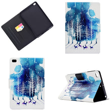 Load image into Gallery viewer, Electric Pressed Left Right Flat Feather Case with Sleep Function Pen Cover &amp; Card Slot &amp; Holder, For Galaxy Tab E T560, For iPad 2 / 3 / 4, For iPad Air, For iPad mini  2 / 3 / 4 / 5, For Huawei T5-10.0, For Huawei T1-701U (7.0), For Huawei T1-A21W (9...