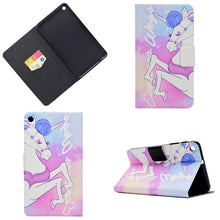 Load image into Gallery viewer, Electric Pressed Left Right Flat Feather Case with Sleep Function Pen Cover &amp; Card Slot &amp; Holder, For Galaxy Tab E T560, For iPad 2 / 3 / 4, For iPad Air, For iPad mini  2 / 3 / 4 / 5, For Huawei T5-10.0, For Huawei T1-701U (7.0), For Huawei T1-A21W (9...