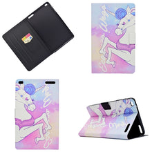 Load image into Gallery viewer, Electric Pressed Left Right Flat Feather Case with Sleep Function Pen Cover &amp; Card Slot &amp; Holder, For Galaxy Tab E T560, For iPad 2 / 3 / 4, For iPad Air, For iPad mini  2 / 3 / 4 / 5, For Huawei T5-10.0, For Huawei T1-701U (7.0), For Huawei T1-A21W (9...
