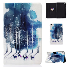 Load image into Gallery viewer, Electric Pressed Left Right Flat Feather Case with Sleep Function Pen Cover &amp; Card Slot &amp; Holder, For Galaxy Tab E T560, For iPad 2 / 3 / 4, For iPad Air, For iPad mini  2 / 3 / 4 / 5, For Huawei T5-10.0, For Huawei T1-701U (7.0), For Huawei T1-A21W (9...