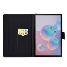 Load image into Gallery viewer, Electric Pressed Left Right Flat Feather Case with Sleep Function Pen Cover &amp; Card Slot &amp; Holder