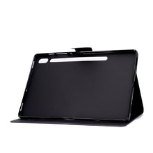 Load image into Gallery viewer, Electric Pressed Left Right Flat Feather Case with Sleep Function Pen Cover &amp; Card Slot &amp; Holder