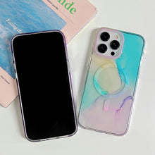 Load image into Gallery viewer, Marble Dual-side Laminating Magsafe Phone Case, For iPhone 14 Plus, For iPhone 14 Pro, For iPhone 14 Pro Max