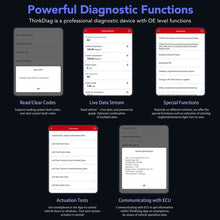 Load image into Gallery viewer, ThinkDiag SP164-O OBD2 Car Fault Diagnosis Instrument with a Free Software and DEMO, with a Free Software and DEMO