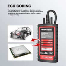 Load image into Gallery viewer, THINKCAR ThinkDiag 2 SP164-V Car Full System Diagnosis OBD2 Scanner, ThinkDiag 2 SP164-V