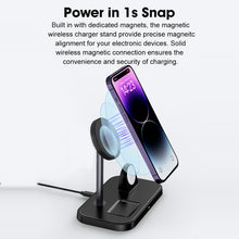 Load image into Gallery viewer, WA22 3 in 1 Magnetic Wireless Charger Phone Holder, WA22