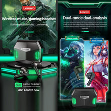 Load image into Gallery viewer, Lenovo GM5 TWS Bluetooth Wireless Sports Waterproof Noise Reduction Gaming Earphone with Mic, GM5