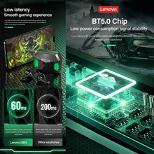 Load image into Gallery viewer, Lenovo GM5 TWS Bluetooth Wireless Sports Waterproof Noise Reduction Gaming Earphone with Mic, GM5