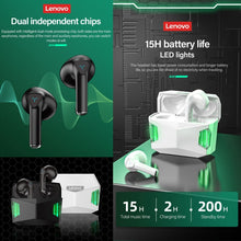Load image into Gallery viewer, Lenovo GM5 TWS Bluetooth Wireless Sports Waterproof Noise Reduction Gaming Earphone with Mic, GM5