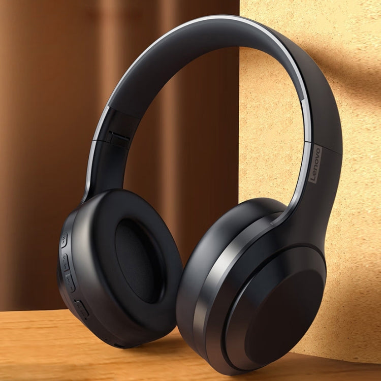 Lenovo TH10 Wireless Bluetooth Gaming Bass Music Sports Noise-cancelling Headphone, TH10 Black, TH10 White