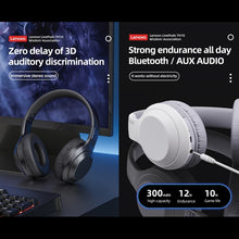 Load image into Gallery viewer, Lenovo TH10 Wireless Bluetooth Gaming Bass Music Sports Noise-cancelling Headphone, TH10 White, TH10 Black