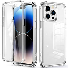 Load image into Gallery viewer, 360 Full Body Clear Four Corner Airbags Phone Case, For iPhone 14 Pro