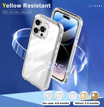 Load image into Gallery viewer, 360 Full Body Clear Four Corner Airbags Phone Case, For iPhone 14 Pro