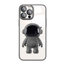 Load image into Gallery viewer, Electroplating PC Astronaut Holder Phone Case with Lens Film, For iPhone 12 Pro Max, For iPhone 11, For iPhone 11 Pro, For iPhone 11 Pro Max
