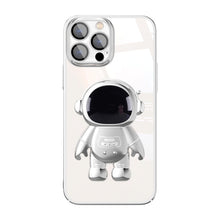 Load image into Gallery viewer, Electroplating PC Astronaut Holder Phone Case with Lens Film, For iPhone 12 Pro Max, For iPhone 11, For iPhone 11 Pro, For iPhone 11 Pro Max
