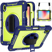 Load image into Gallery viewer, 360 Degree Rotation Contrast Color Shockproof Silicone + PC Tablet Case, For iPad 10th Gen 10.9 2022