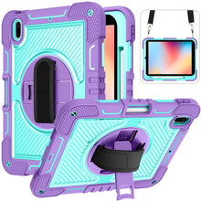 Load image into Gallery viewer, 360 Degree Rotation Contrast Color Shockproof Silicone + PC Tablet Case, For iPad 10th Gen 10.9 2022