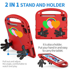 Love Small Palm Holder EVA Tablet Case, For iPad 10th Gen 10.9 2022