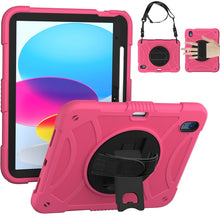 Load image into Gallery viewer, Rotary Grab Silicone And PC Tablet Case, For iPad 10th 10.9 2022