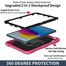 Load image into Gallery viewer, Rotary Grab Silicone And PC Tablet Case, For iPad 10th 10.9 2022