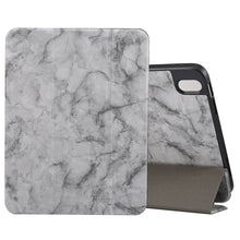 Load image into Gallery viewer, Three-fold Marble Texture Protective Tablet Case with Pen Slot, For iPad 10th Gen 10.9 2022